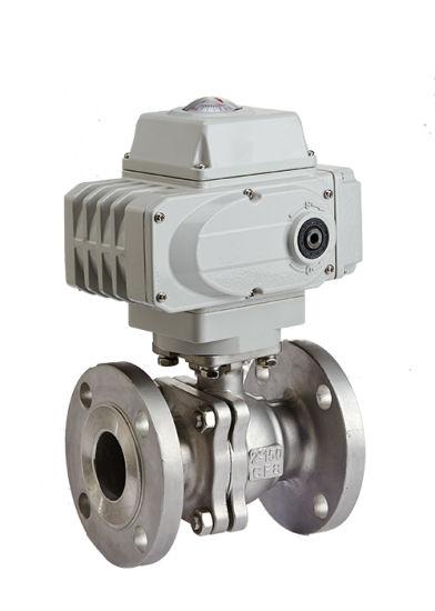 Electric Actuated 2 Piece Flanged Ball Valve